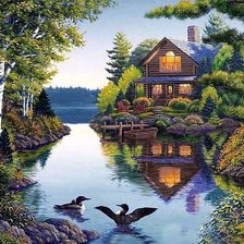 домик у реки