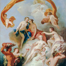 Схема вышивки «La Toilette de Venus.»