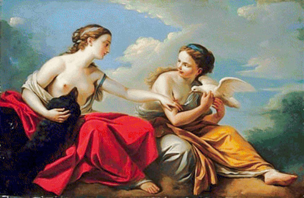 Love and Fidelity. - louis jean françois lagrenée painter.mythological.people. - предпросмотр