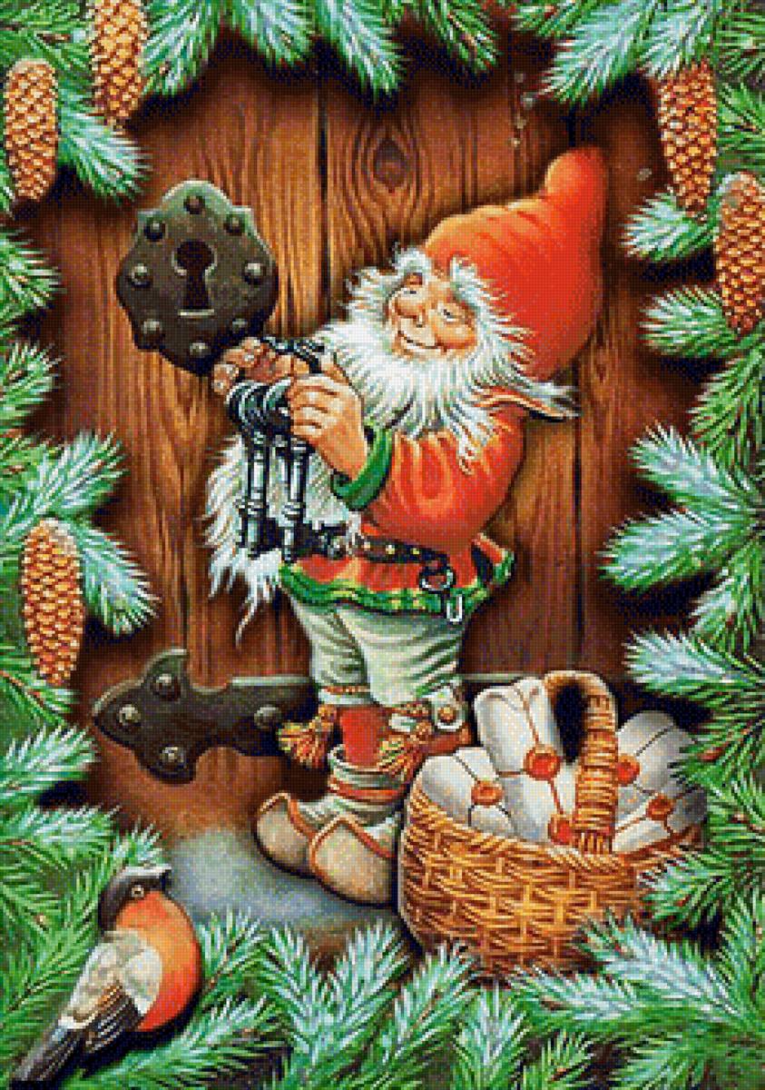 Новогодний гном - сказка - предпросмотр