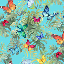 Схема вышивки «Бабочки»