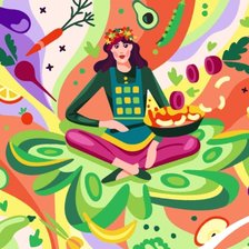 Схема вышивки «Фея кухни»