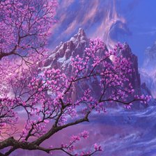 Схема вышивки «Сакура»