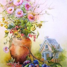 Схема вышивки «натюрморт»