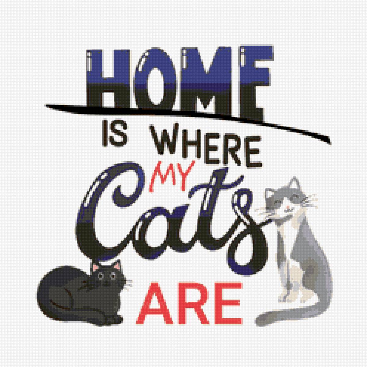 Home Cats - monocolore - предпросмотр