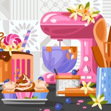 Схема вышивки «Кухня»