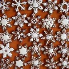 Схема вышивки «шоколадки печеньки»