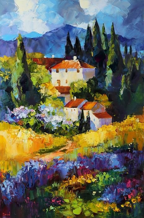 пейзаж, поле - цветы, поле, пейзаж - оригинал