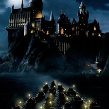 Ночной Хогвартс