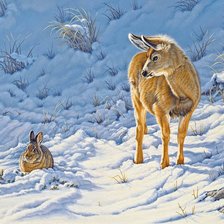 Схема вышивки «встреча»