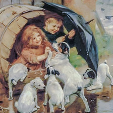 Схема вышивки «Rainy Day.»