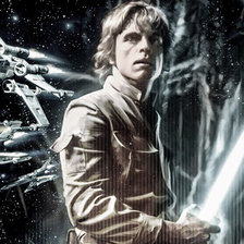 Схема вышивки «Люк Скайуокер»