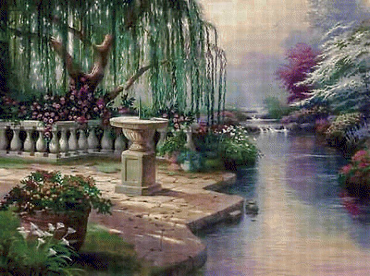 Serenity and Peace. - scenarys.flowers and gardens. - предпросмотр