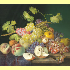 Схема вышивки «Фруктовый натюрморт.»