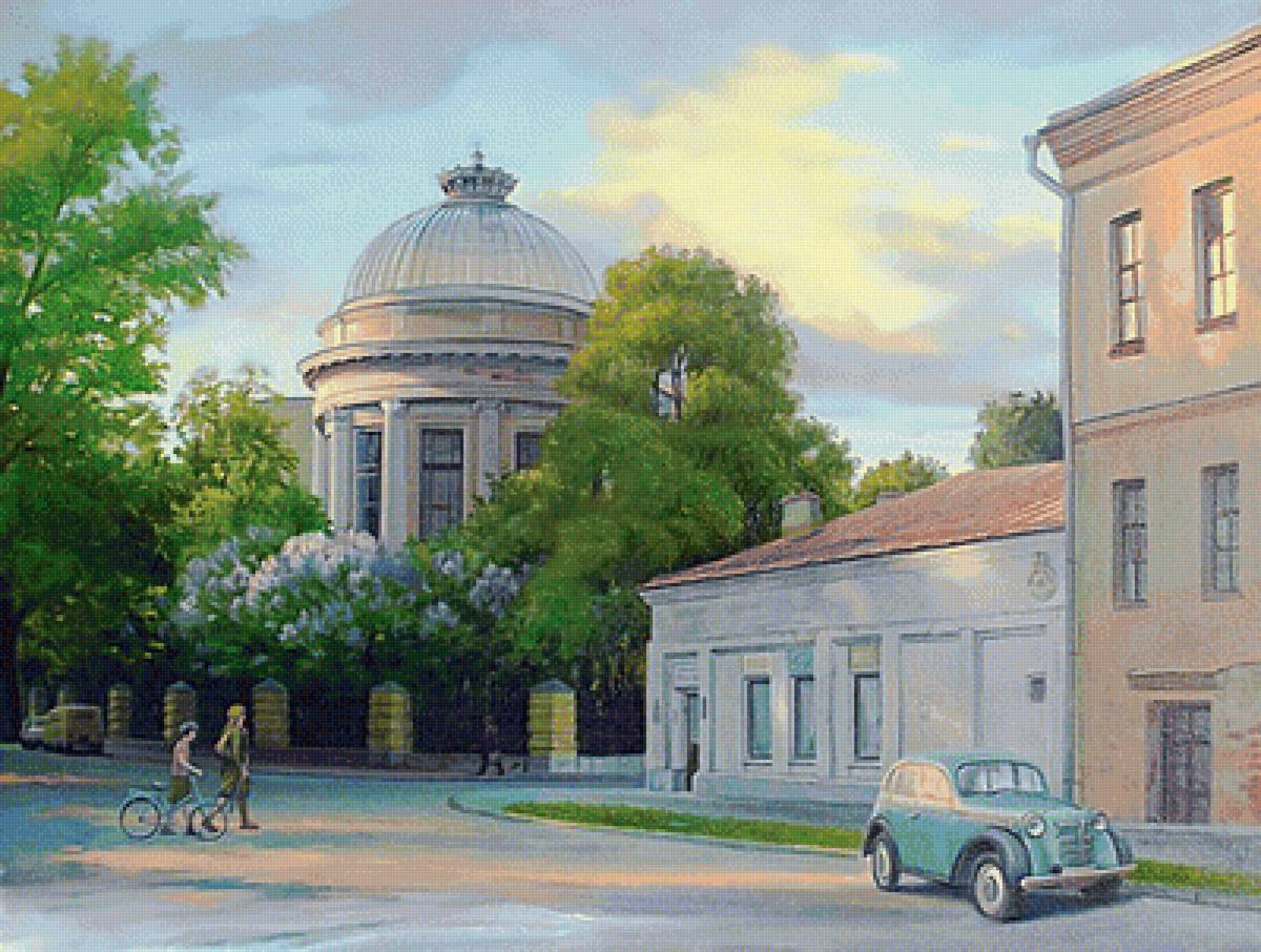 городской пейзаж - городской пейзаж, улочка, город - предпросмотр