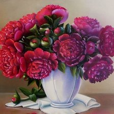 Схема вышивки «цветы»