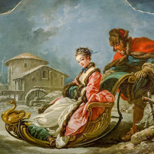 Схема вышивки «The Four Seasons  (Winter).»