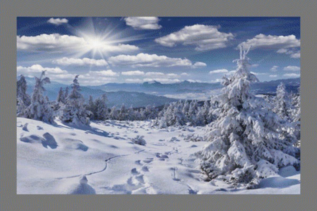 №1988573 - пейзаж, зима - предпросмотр