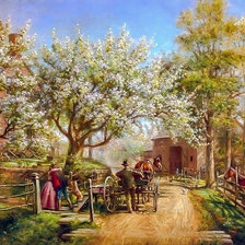 Схема вышивки «The Homecoming.»