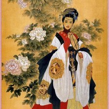 Схема вышивки «Гейша»