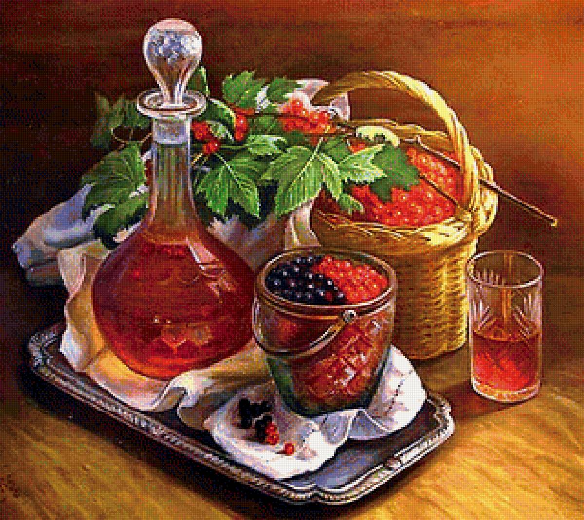 Наливка из смородины - ягоды, кухня - предпросмотр