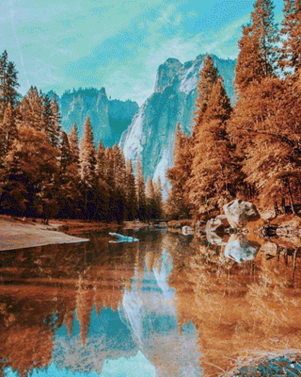 №1990015 - река, лес, природа, горы - предпросмотр