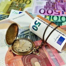 Схема вышивки «Время деньги»