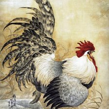 Схема вышивки «kohút»