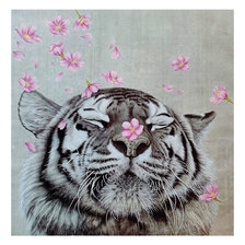 Схема вышивки «Серия "Хищники". Тигр»