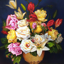 Схема вышивки «Букет»