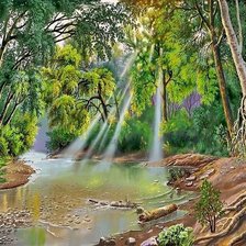 Схема вышивки «Серия "Пейзаж"»