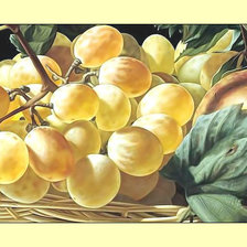 Схема вышивки «Виноград.»