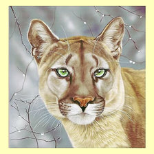 Схема вышивки «Пума.»