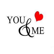 Схема вышивки «you me»