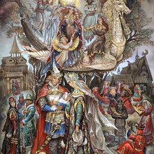 Схема вышивки «РУССКИЕ СКАЗКИ.»