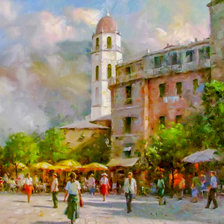 Схема вышивки «Impressionist Painting.»