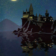 Схема вышивки «Hogwards»