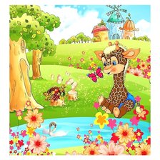 Схема вышивки «Детская»