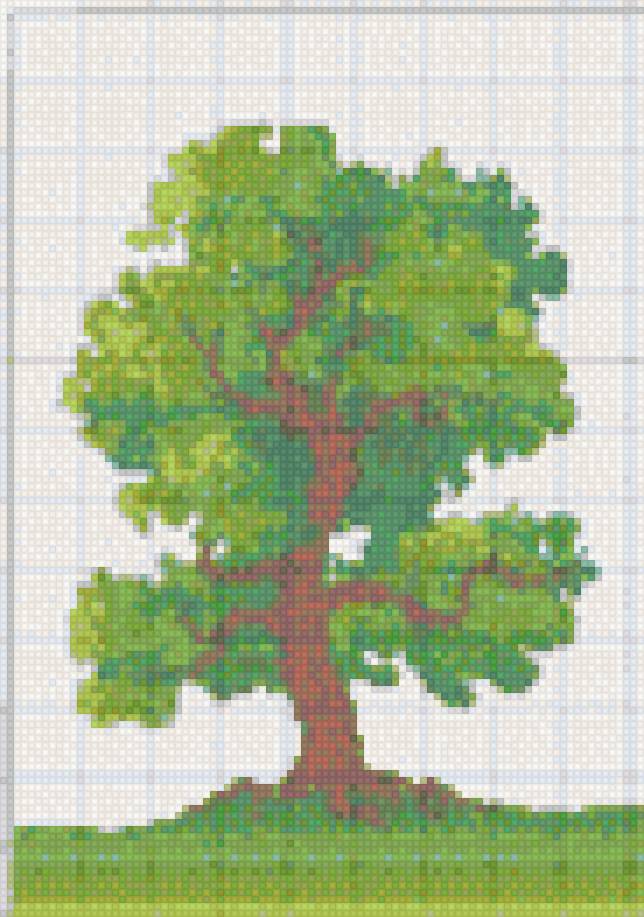 Дуб - дуб, дерево жизни, дерево рода - предпросмотр