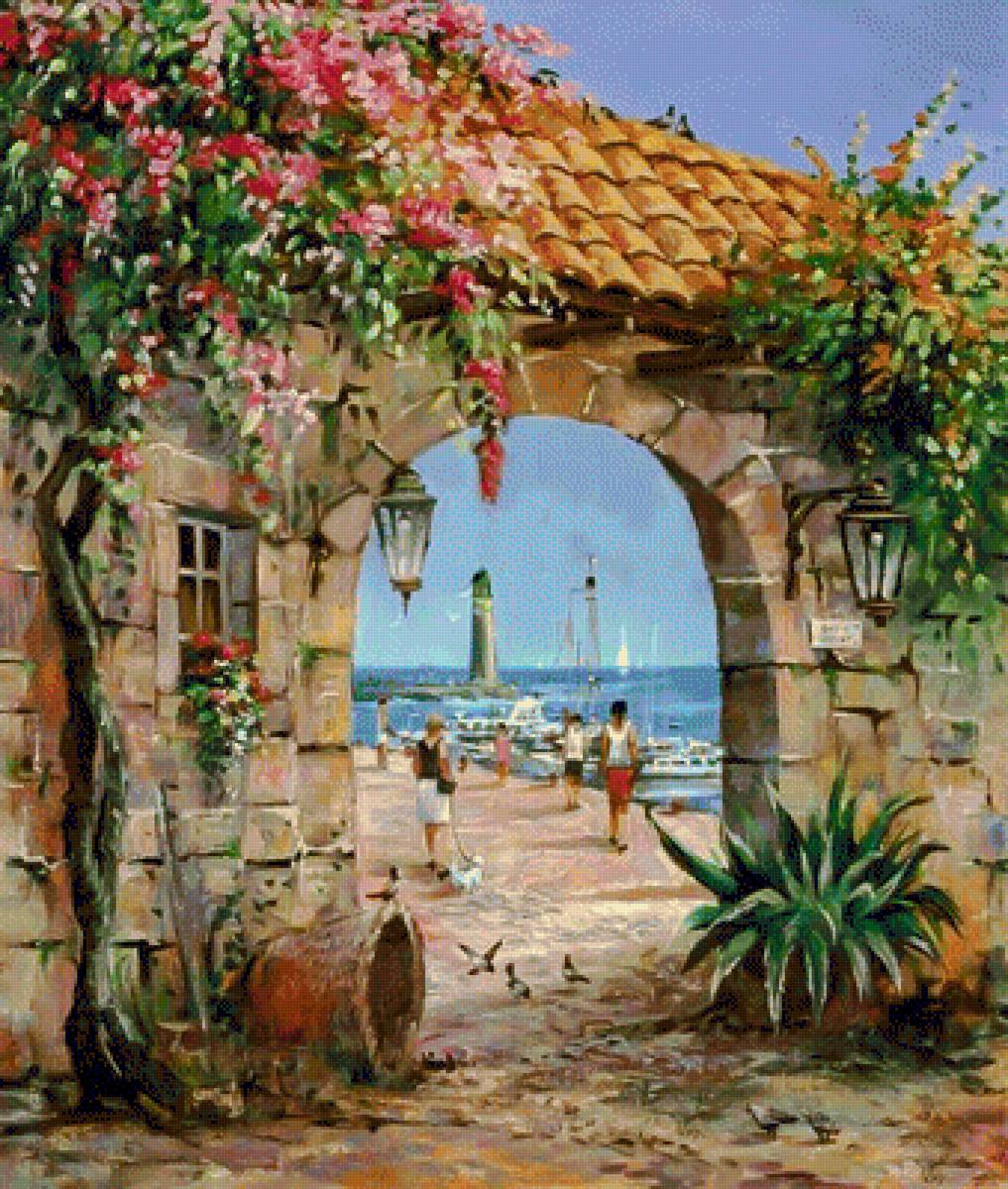 Lighthouse. - reint withaar paintings. seascenes.people. - предпросмотр