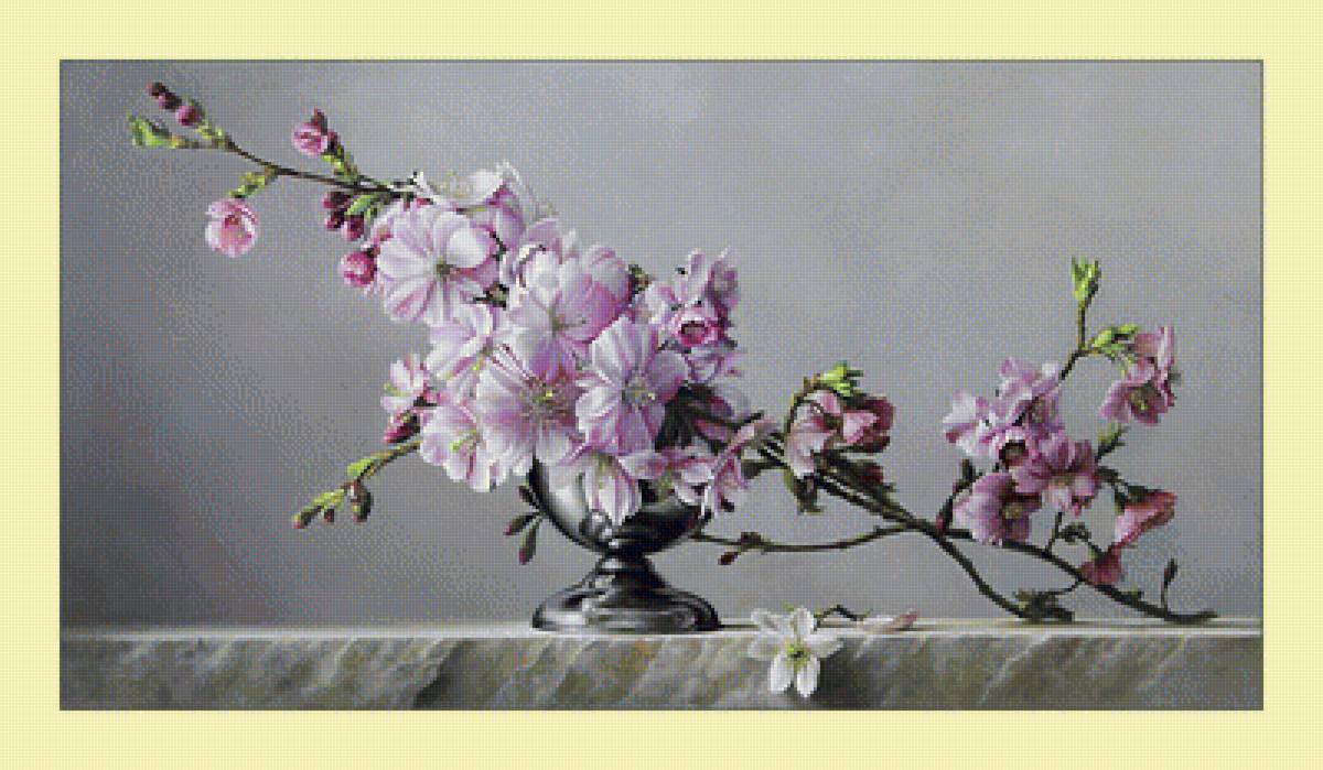 Сакура. - сакура, цветы - предпросмотр