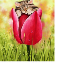 Схема вышивки «Кот.»