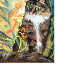 Схема вышивки «Кот.»