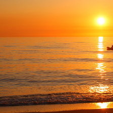 Схема вышивки «на закате»