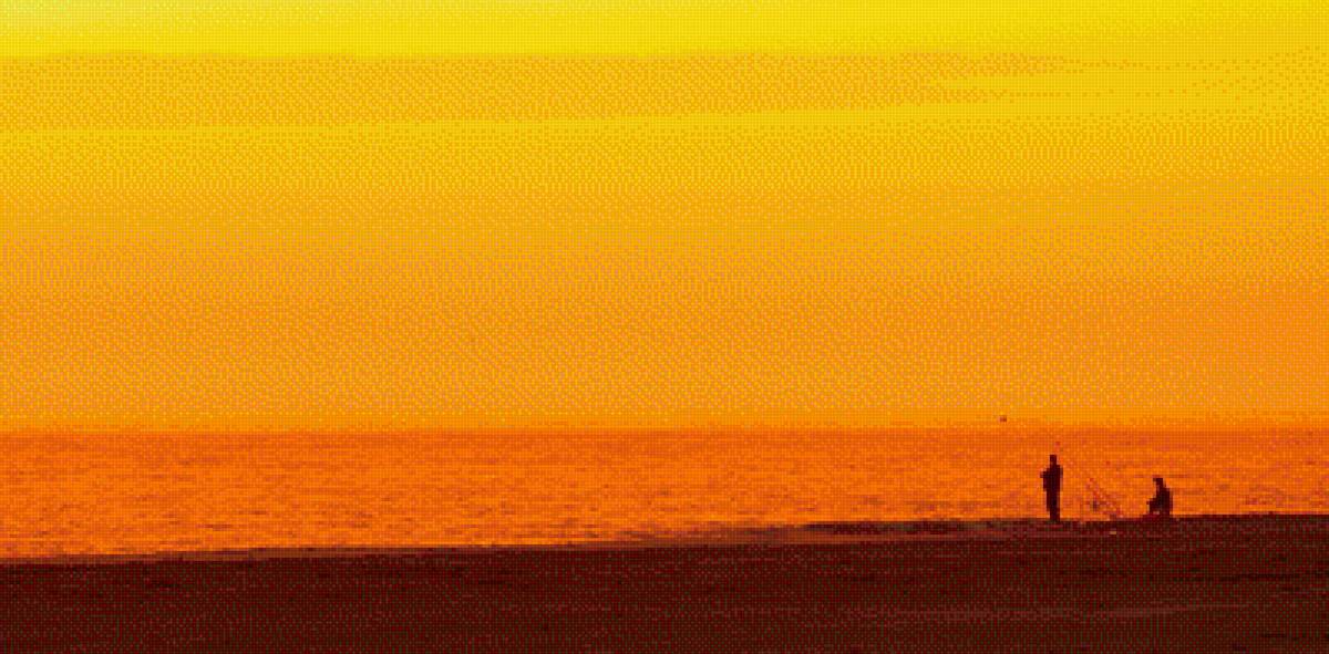 рыбалка на закате - закаты, cолнце - предпросмотр