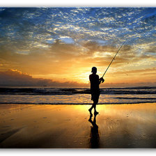 Схема вышивки «рыбалка»