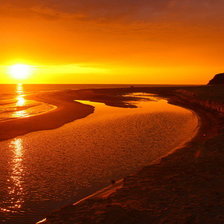 Схема вышивки «на закате»