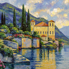 Reflections of Lago Maggiore.