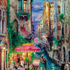 Схема вышивки «Relax at Night.»