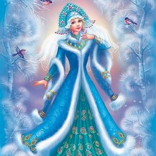 Схема вышивки «Снегурочка2»